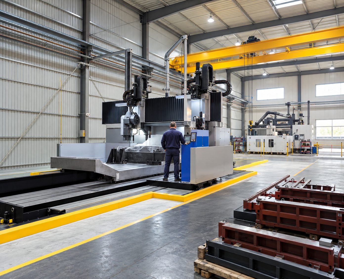 Taiwan Nante Gantry Machining Workshop