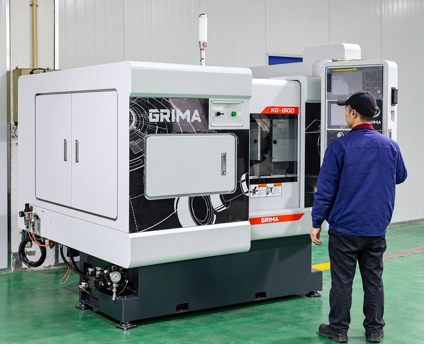 Taiwan Guanyu Cylindrical Grinding Workshop